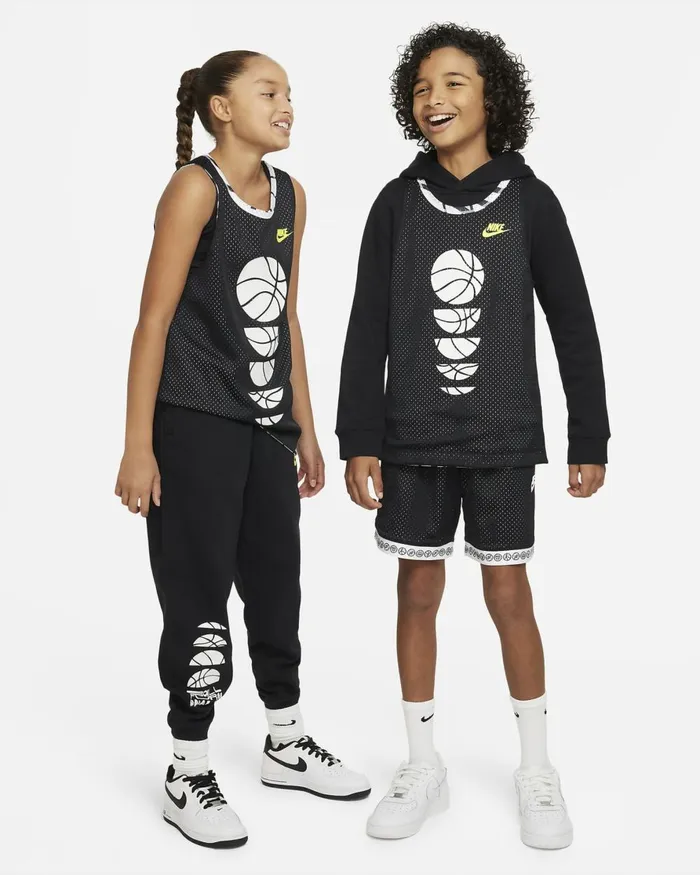 Kids Nike All Clothing Culture Of Basketball Blackwhiteopti Yellow
