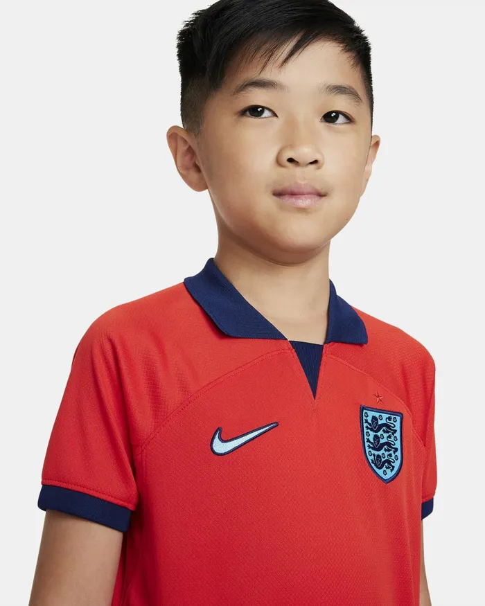 Kids Nike All Clothing England 202223 Away Challenge Redblue Voidblue Fury