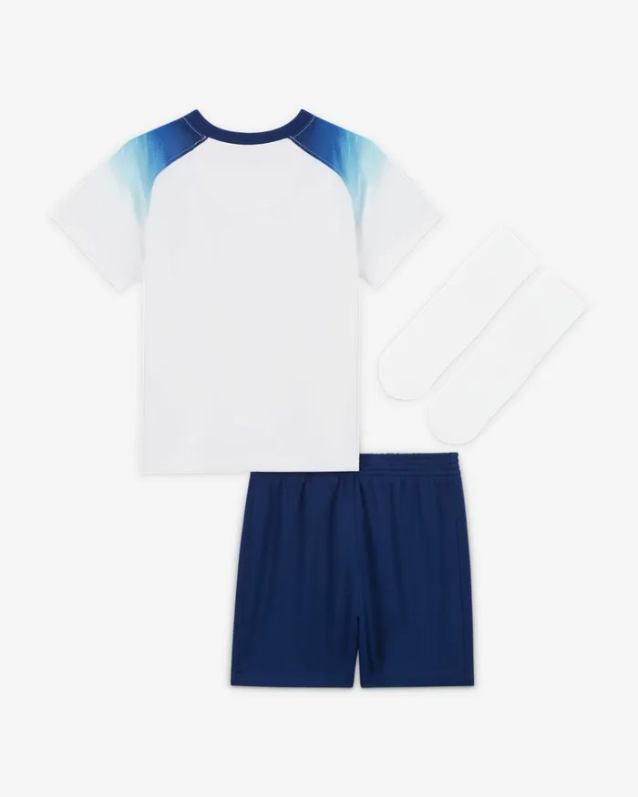 Kids Nike All Clothing England 202223 Home Whiteblue Furyblue Void
