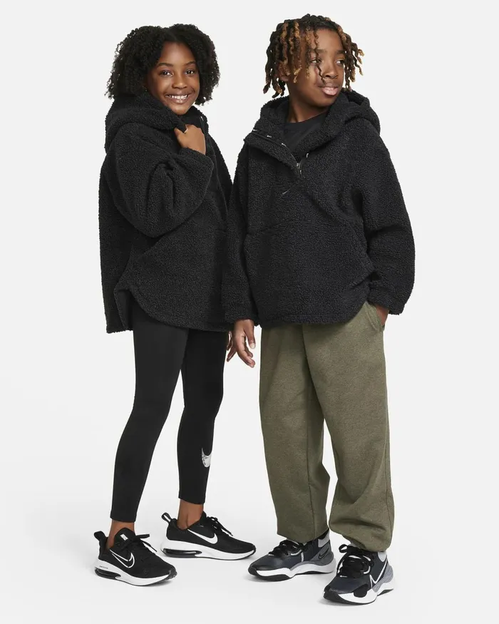 Kids Nike All Clothing HighPile Fleece Blackanthracite