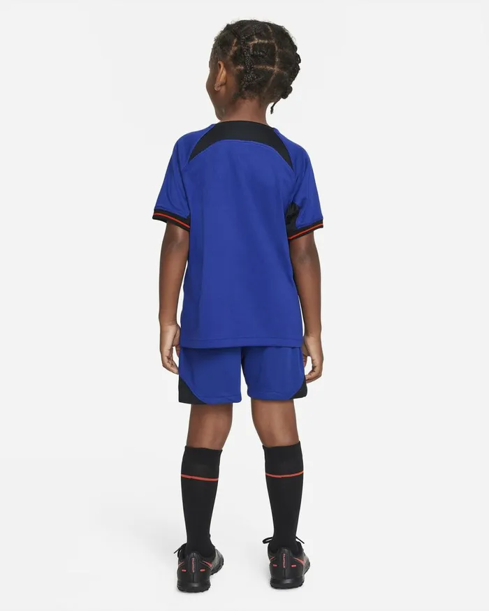 Kids Nike All Clothing Netherlands 202223 Away Deep Royal Blueblackhabanero Red