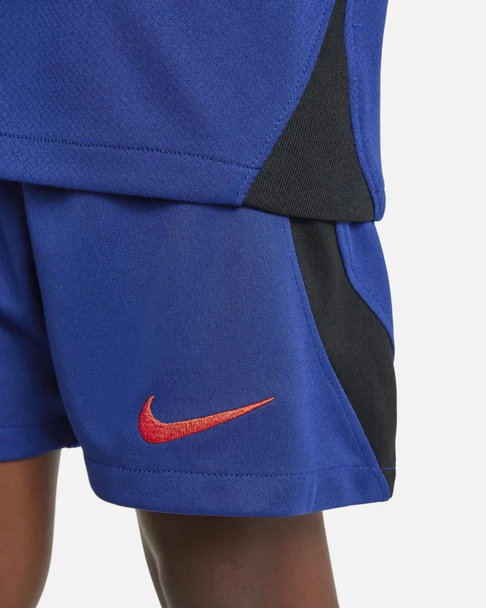 Kids Nike All Clothing Netherlands 202223 Away Deep Royal Blueblackhabanero Red