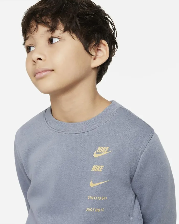 Kids Nike All Clothing Sportswear Standard Issue Cool Grey