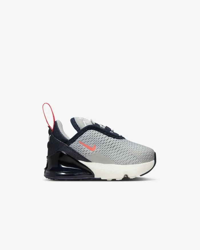 Kids Nike All Shoes Air Max 270 Light Smoke Greydark Obsidianphantombright Crimson