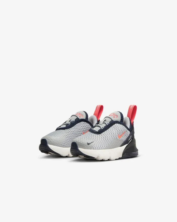 Kids Nike All Shoes Air Max 270 Light Smoke Greydark Obsidianphantombright Crimson
