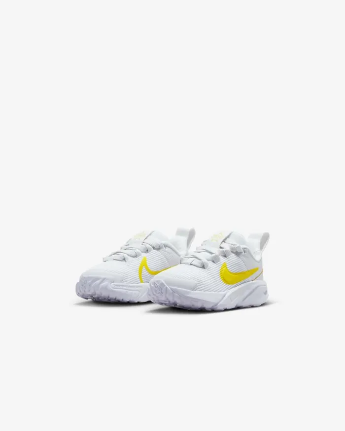 Kids Nike All Shoes Star Runner 4 Summit Whitevivid Sulphurwhiteopti Yellow
