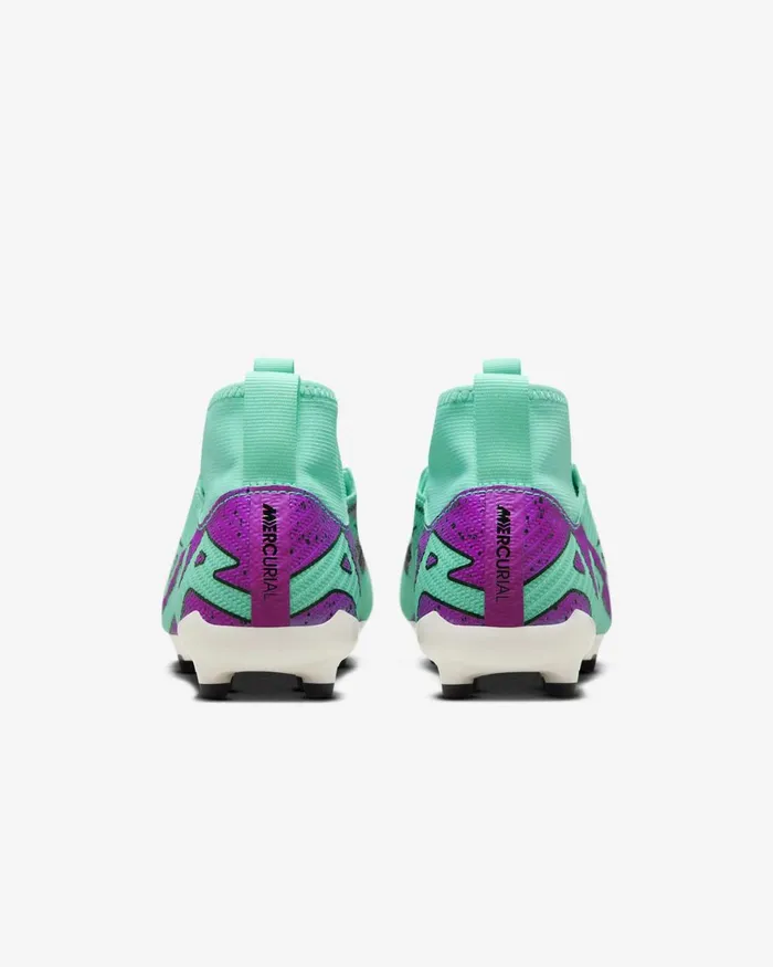 Kids Nike Football Jr Mercurial Superfly 9 Pro Hyper Turquoiseblackwhitefuchsia Dream