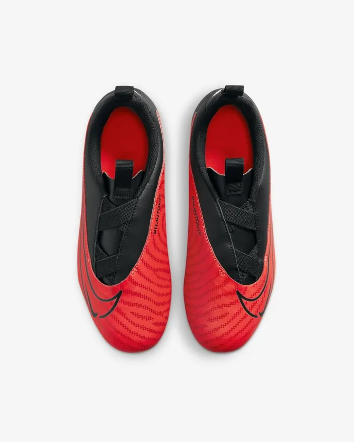 Kids Nike Football Jr Phantom GX Academy Bright Crimsonwhiteuniversity Redblack