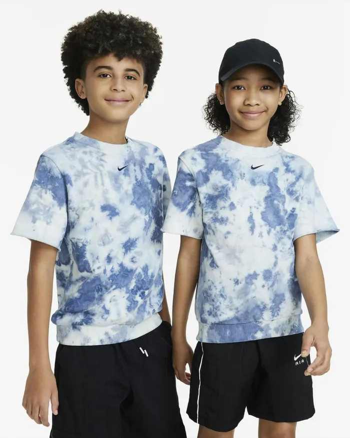 Kids Nike Hoodies And Sweatshirts Sportswear Club Fleece Diffused Bluemidnight Navy