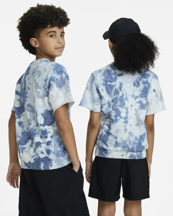 Kids Nike Hoodies And Sweatshirts Sportswear Club Fleece Diffused Bluemidnight Navy