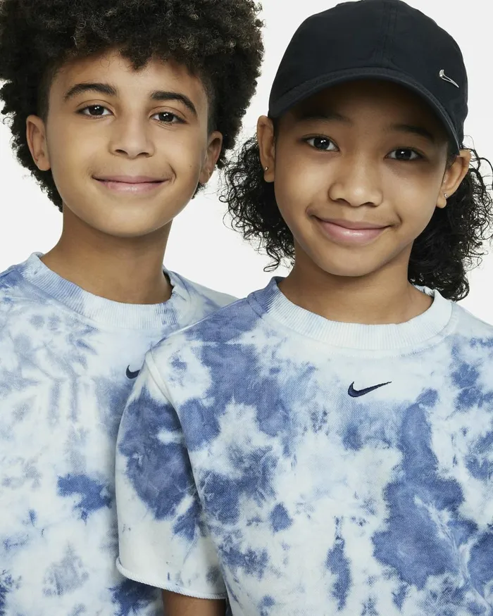 Kids Nike Hoodies And Sweatshirts Sportswear Club Fleece Diffused Bluemidnight Navy
