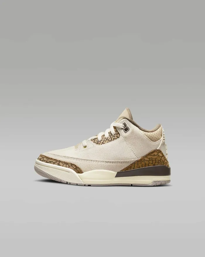 Kids Nike Jordan Jordan 3 Retro Light Orewood Brownlight British Tanpalominometallic Gold