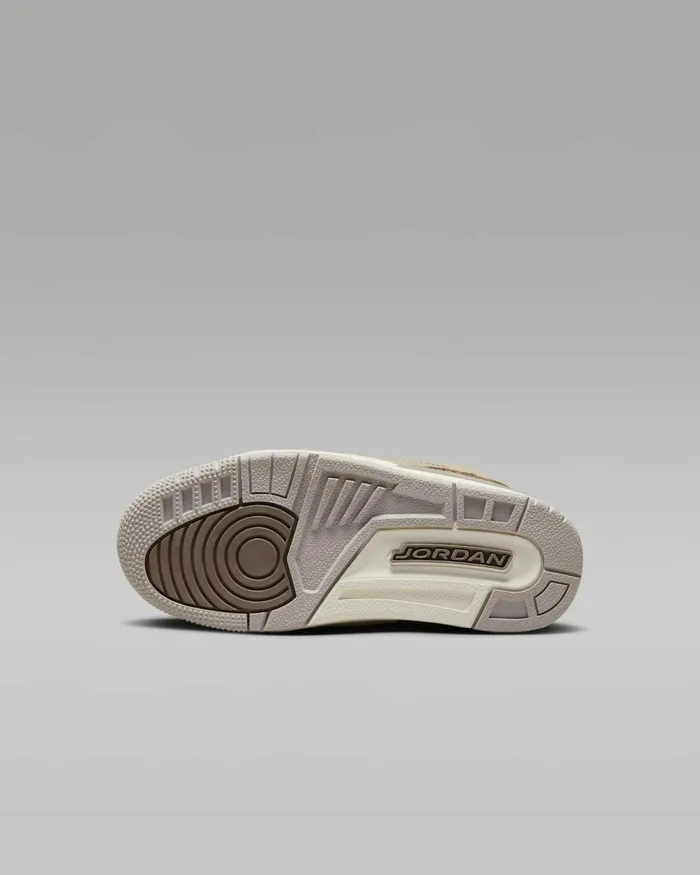 Kids Nike Jordan Jordan 3 Retro Light Orewood Brownlight British Tanpalominometallic Gold