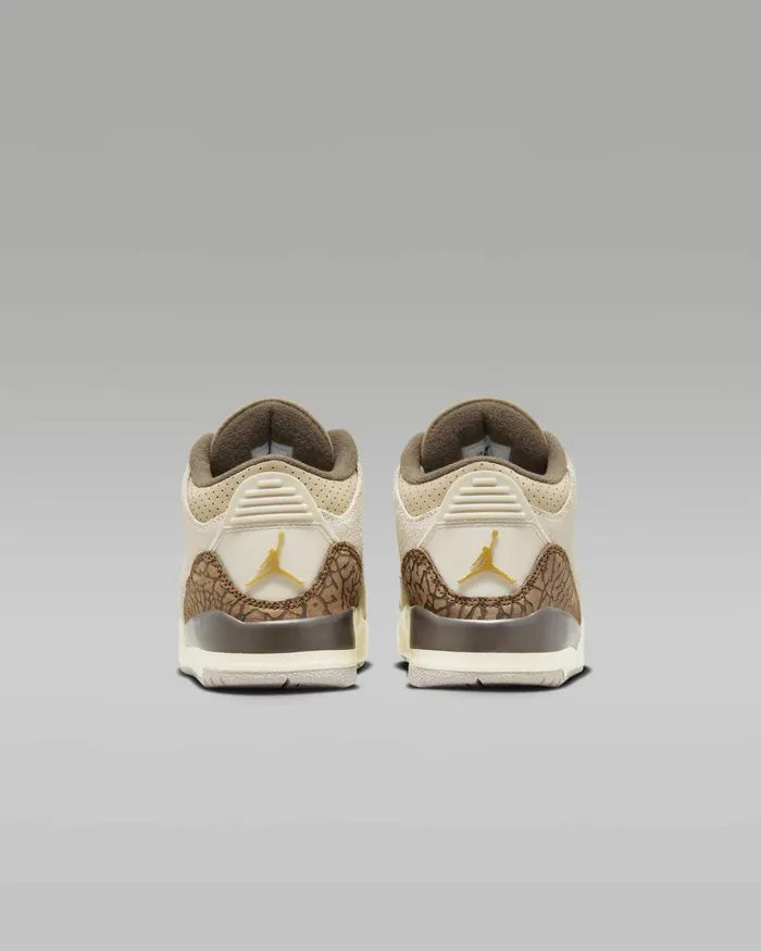 Kids Nike Jordan Jordan 3 Retro Light Orewood Brownlight British Tanpalominometallic Gold