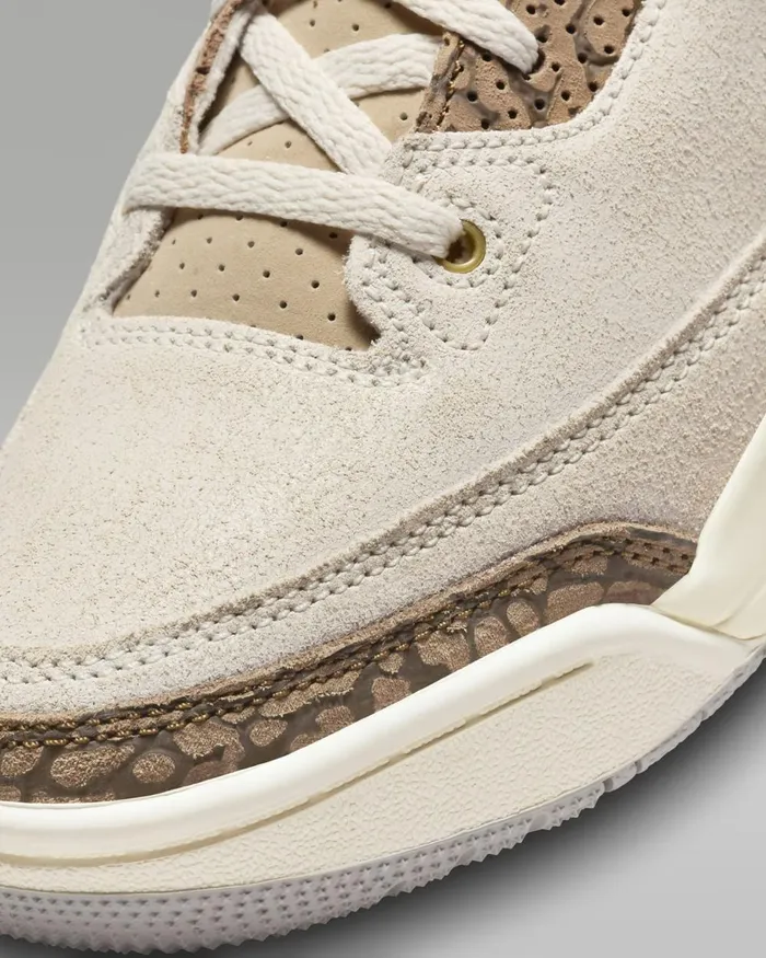 Kids Nike Jordan Jordan 3 Retro Light Orewood Brownlight British Tanpalominometallic Gold