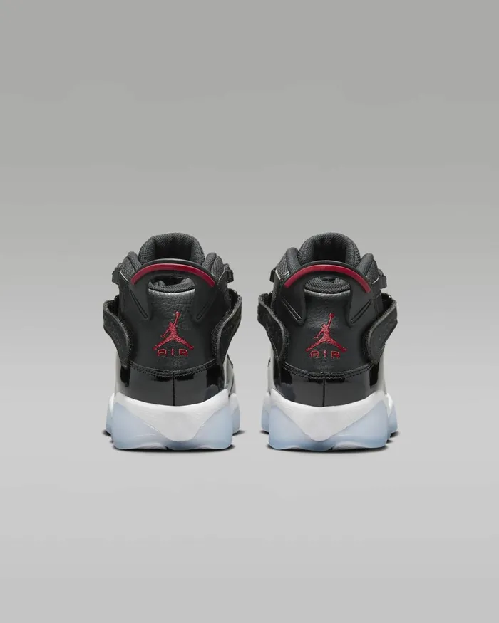 Kids Nike Jordan Jordan 6 Rings Blackwhitegym Red
