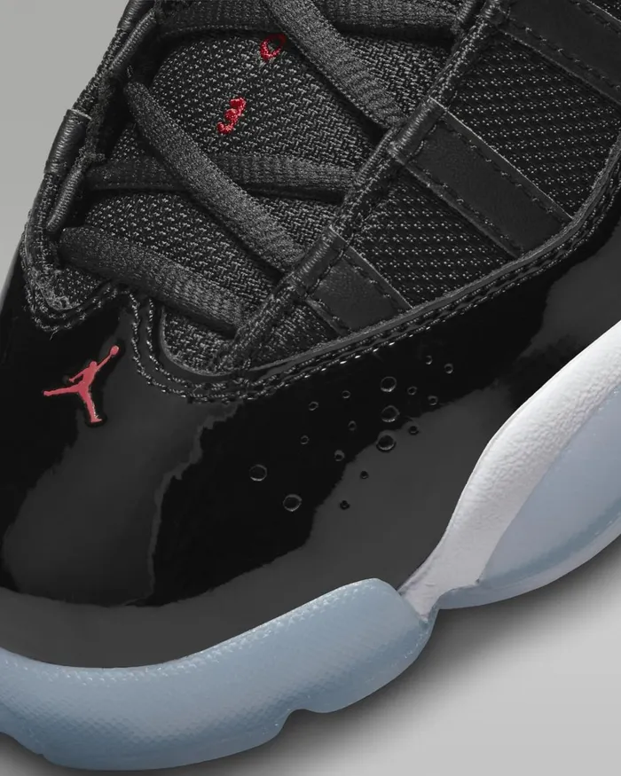 Kids Nike Jordan Jordan 6 Rings Blackwhitegym Red