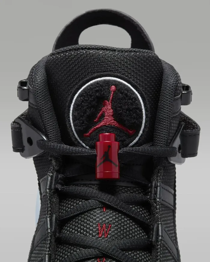 Kids Nike Jordan Jordan 6 Rings Blackwhitegym Red