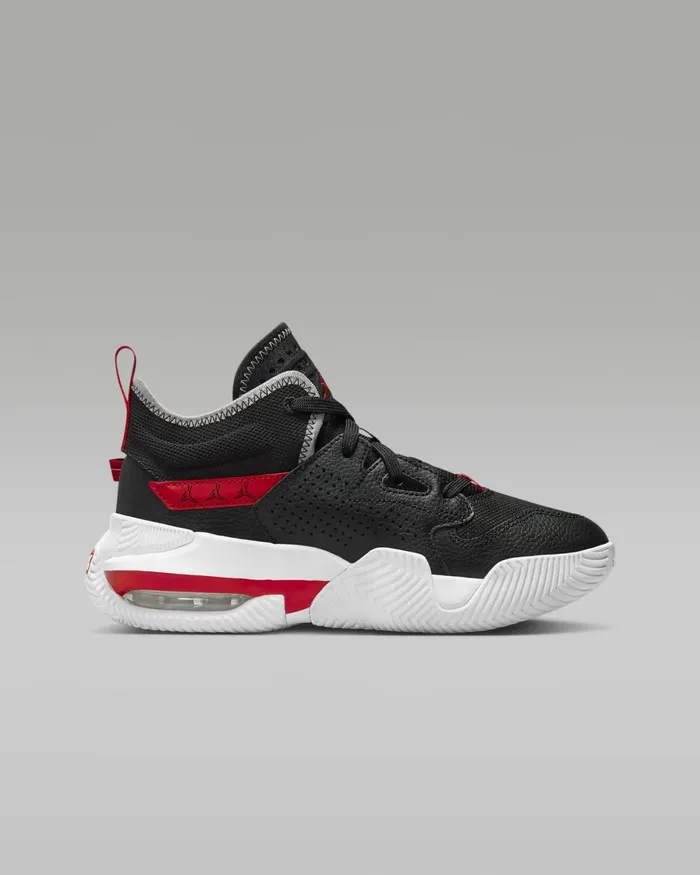 Kids Nike Jordan Jordan Stay Loyal 2 Blackuniversity Redwolf Greywhite