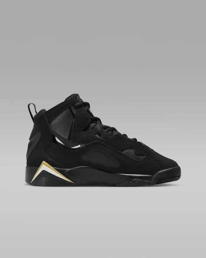Kids Nike Jordan Jordan True Flight Blackmetallic Goldwhite