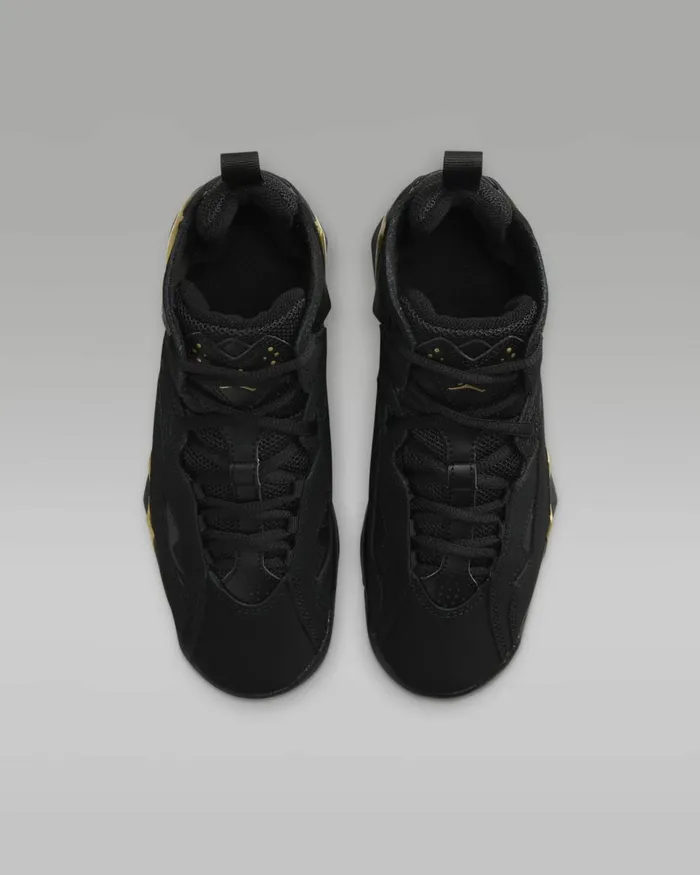 Kids Nike Jordan Jordan True Flight Blackmetallic Goldwhite