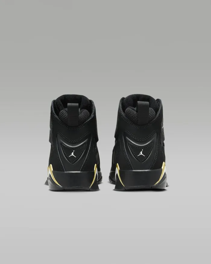 Kids Nike Jordan Jordan True Flight Blackmetallic Goldwhite