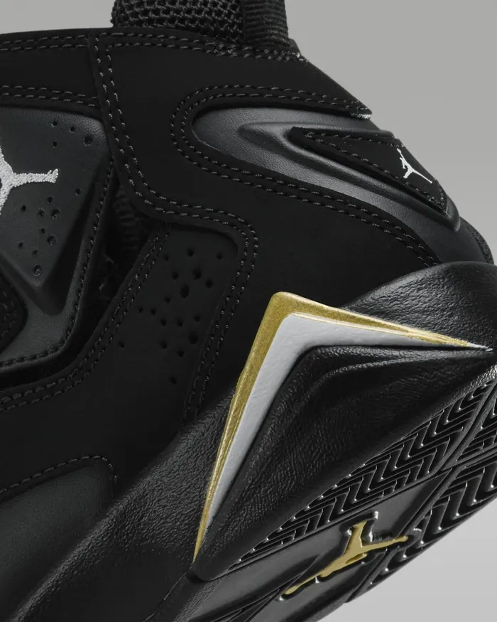 Kids Nike Jordan Jordan True Flight Blackmetallic Goldwhite