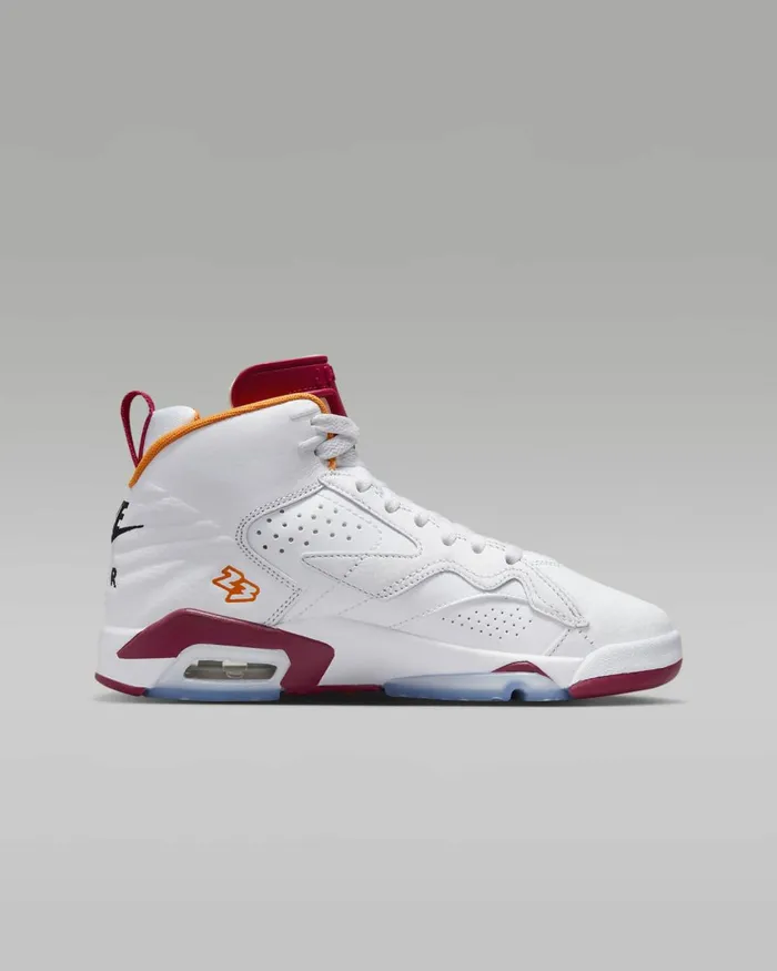 Kids Nike Jordan Jumpman MVP Whitevivid Orangeblackcardinal Red