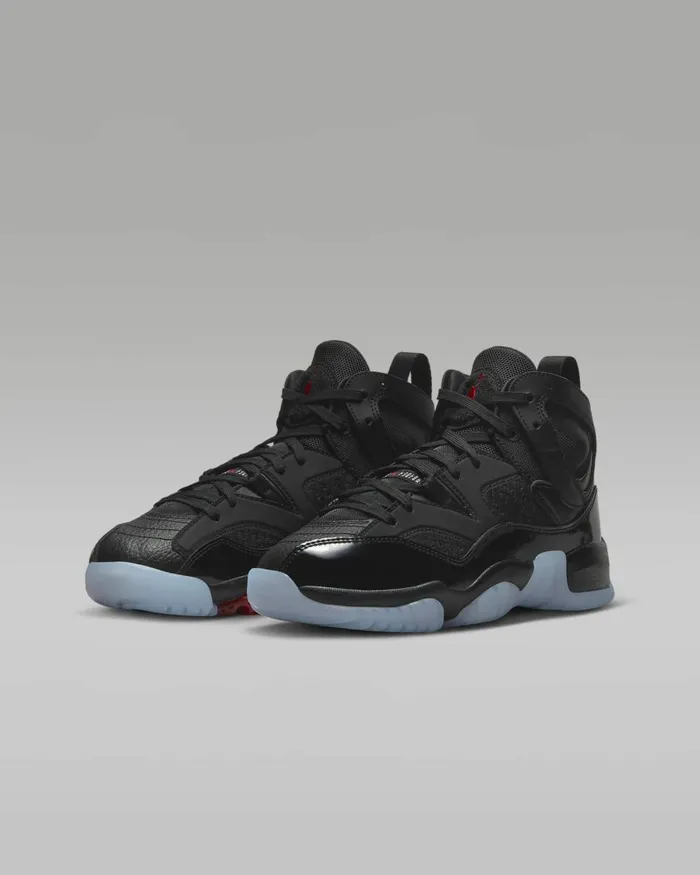Kids Nike Jordan Jumpman Two Trey Blackblackwhiteuniversity Red