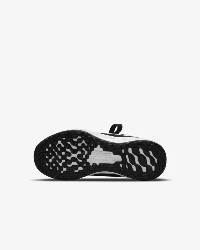 Kids Nike Running Revolution 6 FlyEase Blackdark Smoke Greywhite