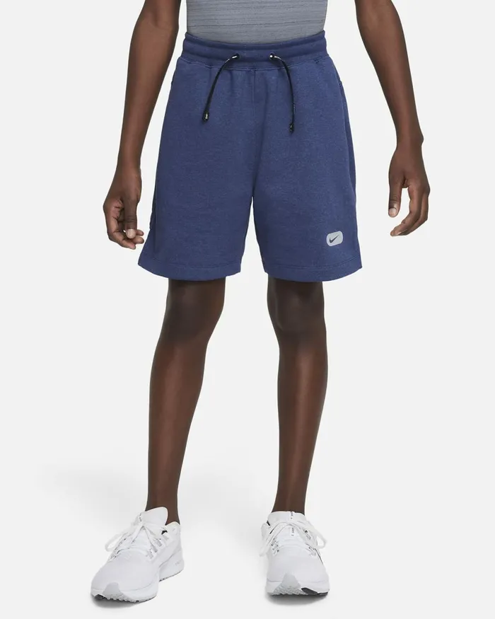 Kids Nike Sport Clothing DriFIT Athletics Midnight Navyheatherlight Smoke Grey