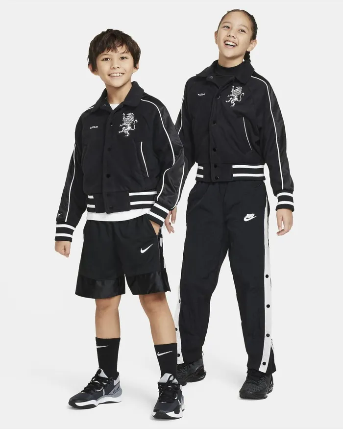 Kids Nike Sport Clothing LeBron Blackblackwhitewhite