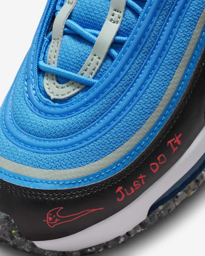 Kids Nike Younger Kids 3 8211 7 Years Air Max 97 Photo Blueblackwhitebright Crimson