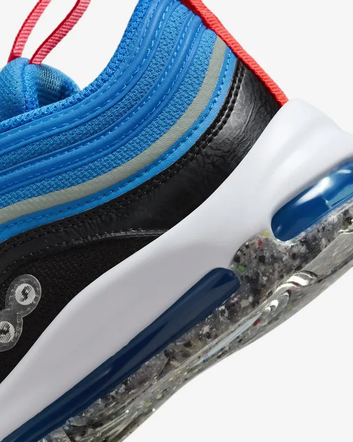 Kids Nike Younger Kids 3 8211 7 Years Air Max 97 Photo Blueblackwhitebright Crimson