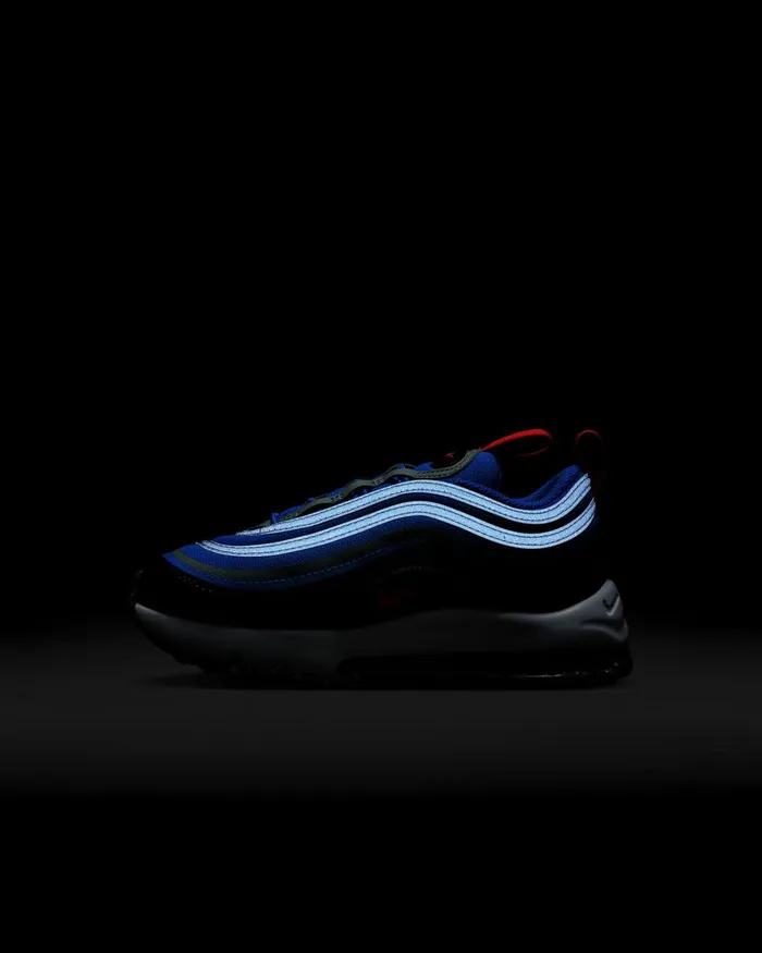 Kids Nike Younger Kids 3 8211 7 Years Air Max 97 Photo Blueblackwhitebright Crimson