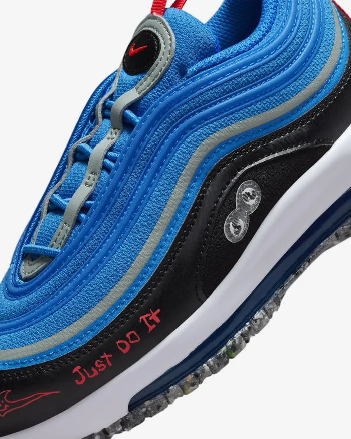Kids Nike Younger Kids 3 8211 7 Years Air Max 97 Photo Blueblackwhitebright Crimson