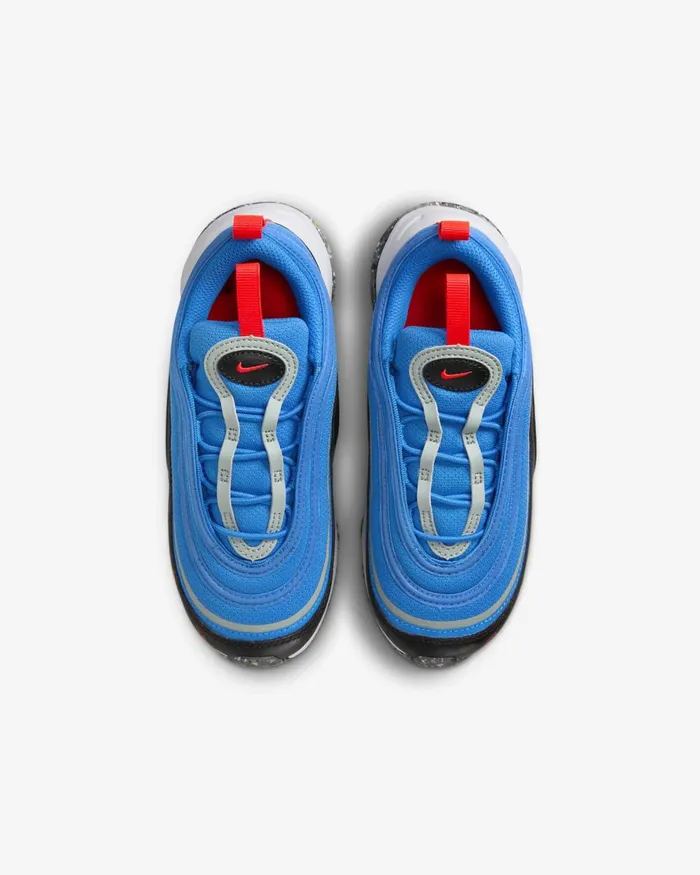 Kids Nike Younger Kids 3 8211 7 Years Air Max 97 Photo Blueblackwhitebright Crimson