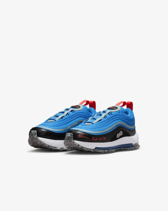 Kids Nike Younger Kids 3 8211 7 Years Air Max 97 Photo Blueblackwhitebright Crimson