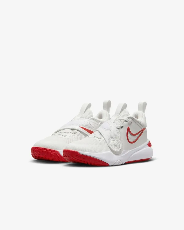 Kids Nike Younger Kids 3 8211 7 Years Team Hustle D 11 Summit Whitewhitetrack Red