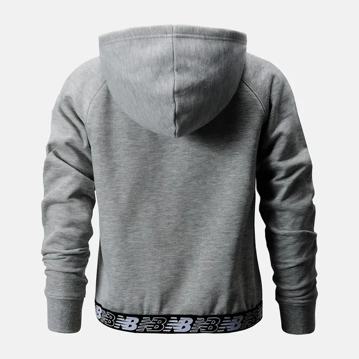 Kids Performance Hoodie Heather Grey New Balance Tops Kids Performance Hoodie Heather Grey New Balance Tops