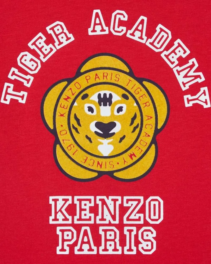 Kids Shortsleeved Cotton Tshirt Cherry Kenzo Tshirts And Sweatshirts
