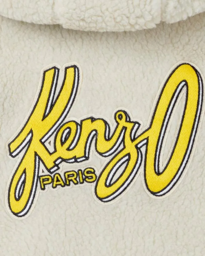 Kids Sleeveless Embroidered 039Blue Jungle039 Jumper Camel Kenzo Tshirts And Sweatshirts