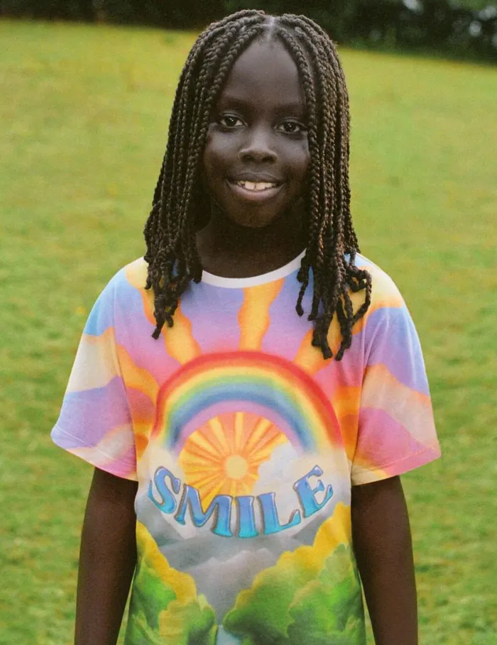 Kids Smile Print TShirt Dress Multicolour Stella McCartney Dresses and Jumpsuits Kids Smile Print TShirt Dress Multicolour Stella McCartney Dresses and Jumpsuits