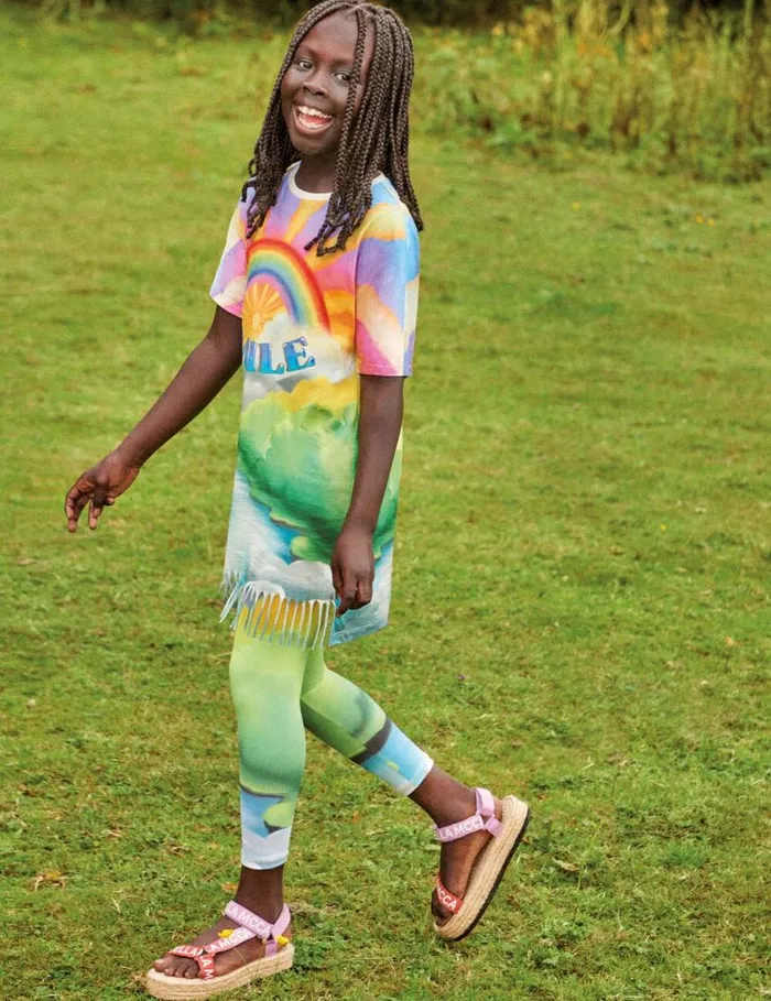 Kids Smile Print TShirt Dress Multicolour Stella McCartney Dresses and Jumpsuits Kids Smile Print TShirt Dress Multicolour Stella McCartney Dresses and Jumpsuits