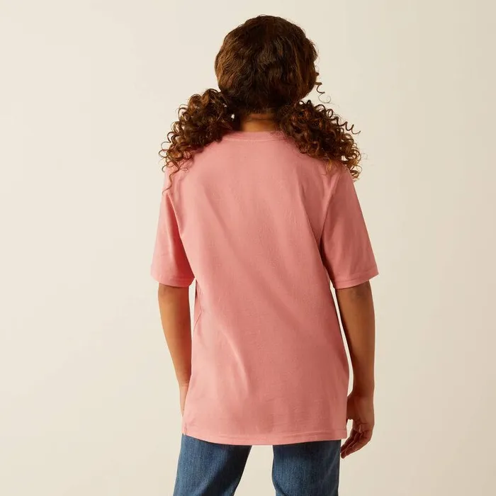 Kids TShirts and Polos Ariat Ariat Farm Scene SS TShrt Dusty Rose Kids TShirts and Polos Ariat Ariat Farm Scene SS TShrt Dusty Rose