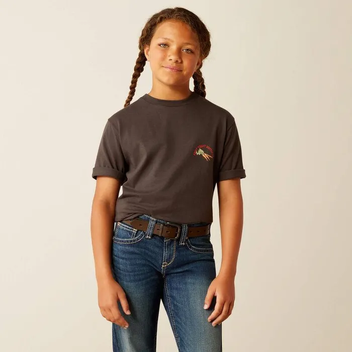 Kids TShirts and Polos Ariat Ariat Treat Supply TShirt Vintage Black