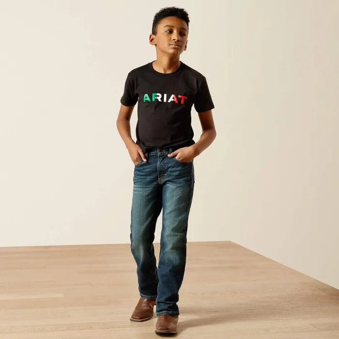 Kids TShirts and Polos Ariat Ariat Viva Mexico TShirt Black