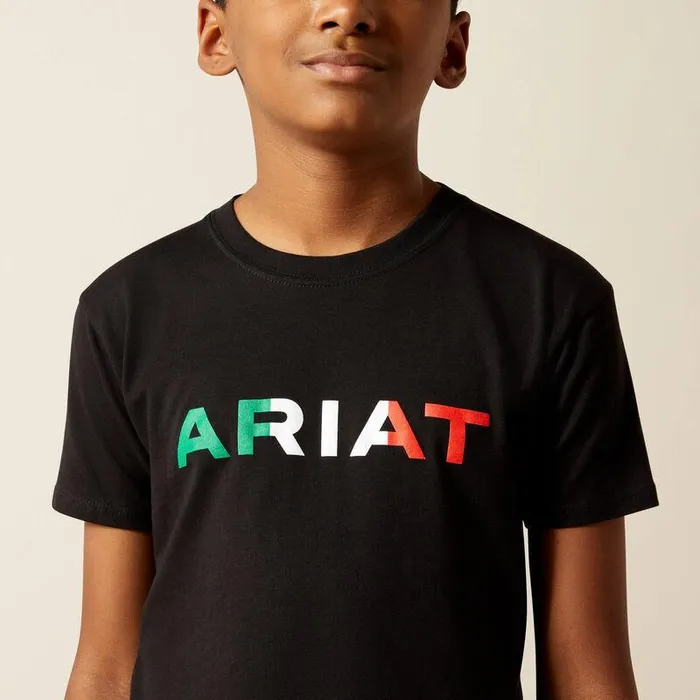 Kids TShirts and Polos Ariat Ariat Viva Mexico TShirt Black