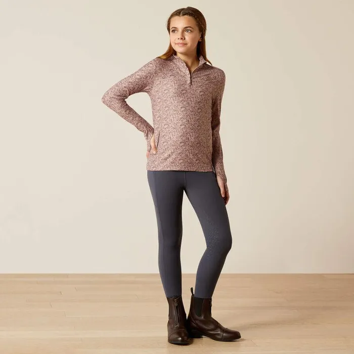 Kids TShirts and Polos Ariat Lowell 30 14 Zip Baselayer Abstract Floral Kids TShirts and Polos Ariat Lowell 30 14 Zip Baselayer Abstract Floral
