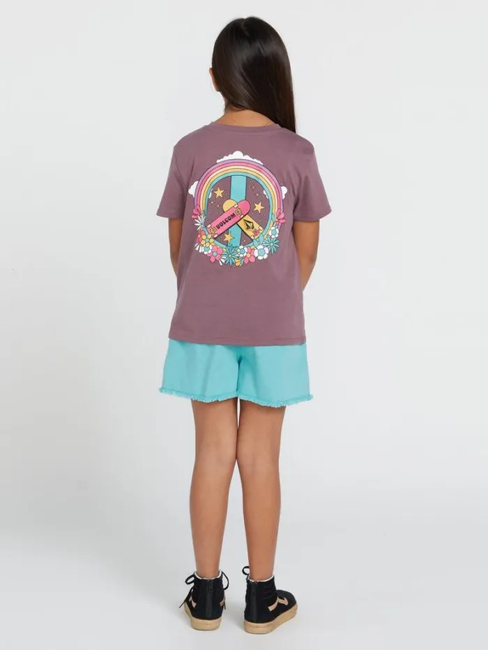 Kids TShirts and Tanks Volcom Girls Last Party Tee 8211 Acai